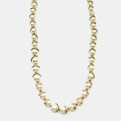 Mise en Faux Pearl Tone Necklace - Dior - Modalova