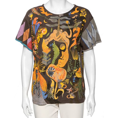 Printed Cotton Short Sleeve T-Shirt M - Dior - Modalova