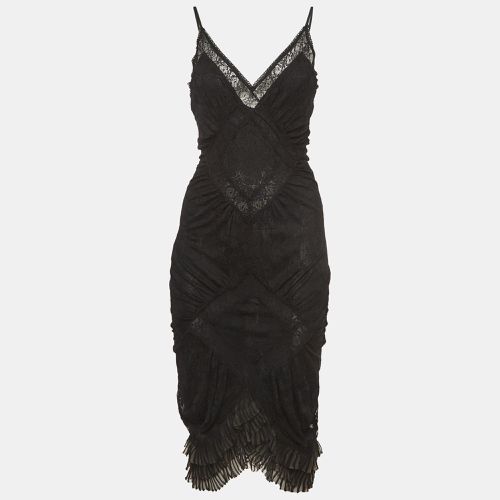 Christian Boutique by John Galliano Sheer Lace Midi Dress L - Dior - Modalova