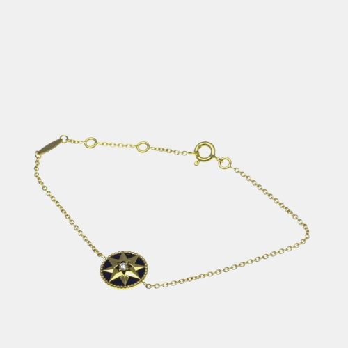 Christian Rose Des Vents Bracelet Gold 18K Lapis Lazuli Charm - Dior - Modalova