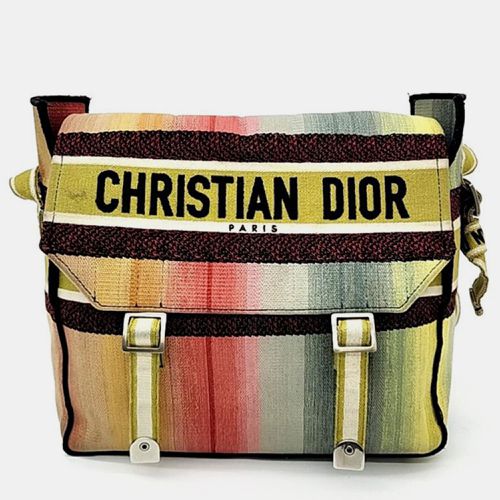 Christian Canvas Embroidered aura Messenger - Dior - Modalova