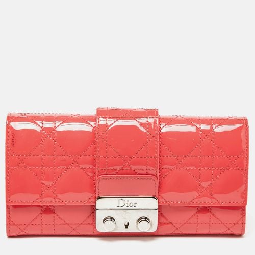 Cannage Patent Leather Miss Promenade Wallet - Dior - Modalova