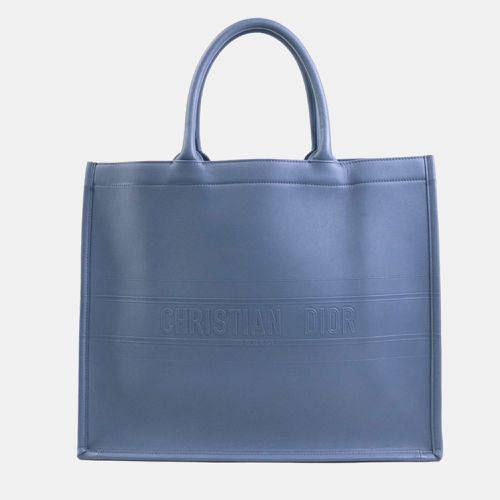 Leather Large Book Tote Bag - Dior - Modalova