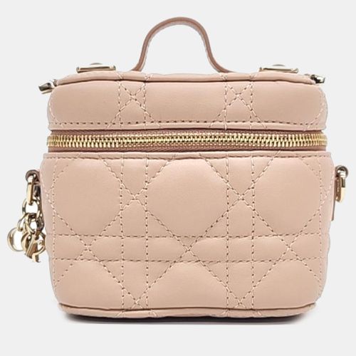 Cannage Leather Micro Vanity Shoulder Bag - Dior - Modalova