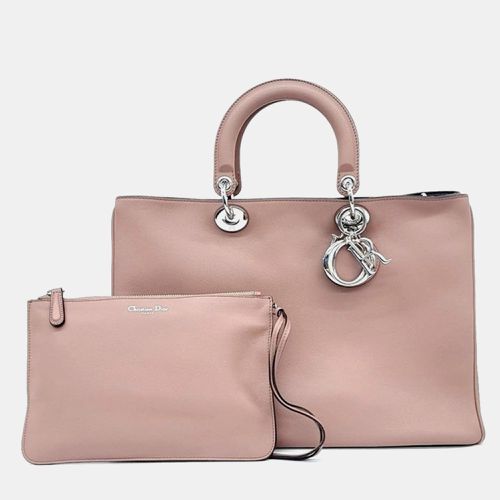 Leather issimo Tote Bag - Dior - Modalova