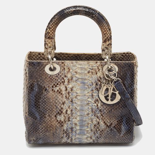 Ombre Python Medium Lady Tote - Dior - Modalova