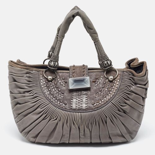 Pleated Leather Plisse Tote - Dior - Modalova