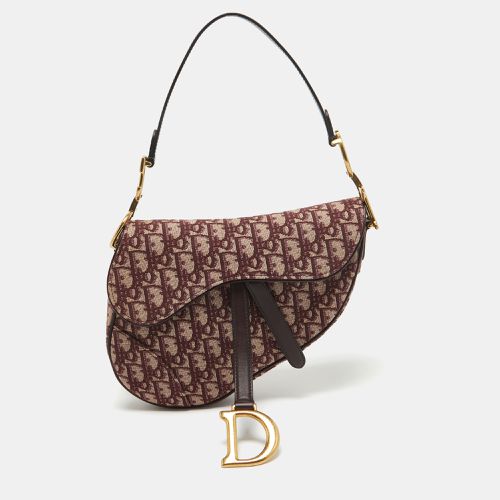 Oblique Canvas Saddle Bag - Dior - Modalova