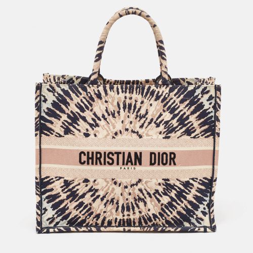 Canvas Tie & Embroidered Book Tote - Dior - Modalova