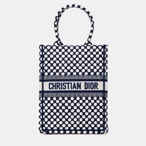 Blue Amour Dots Vertical Book Tote Bag - Dior - Modalova