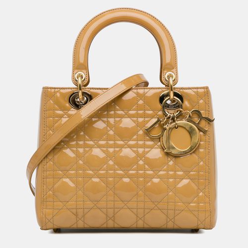 Medium Patent Cannage Lady - Dior - Modalova