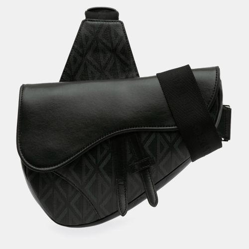 Dior Black CD Diamond Saddle Bag - Dior - Modalova