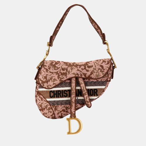 Multicolor Canvas Embroidered Brocart Saddle Bag - Dior - Modalova