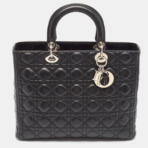 Cannage Leather Large Lady Tote - Dior - Modalova