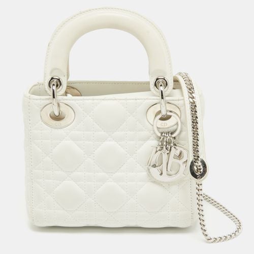 Cannage Leather Mini Lady Tote - Dior - Modalova