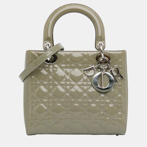 Medium Patent Cannage Lady - Dior - Modalova