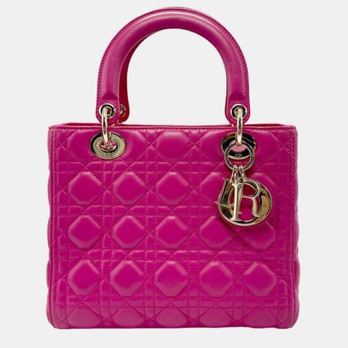 Christian lambskin Lady handbag - Dior - Modalova