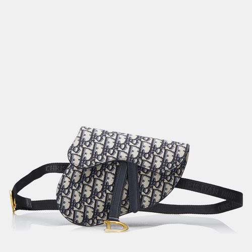 Canvas Oblique Saddle Belt Bag - Dior - Modalova