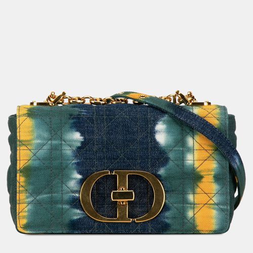 Denim Small Denim Tie-Dye Cannage Caro Bag - Dior - Modalova