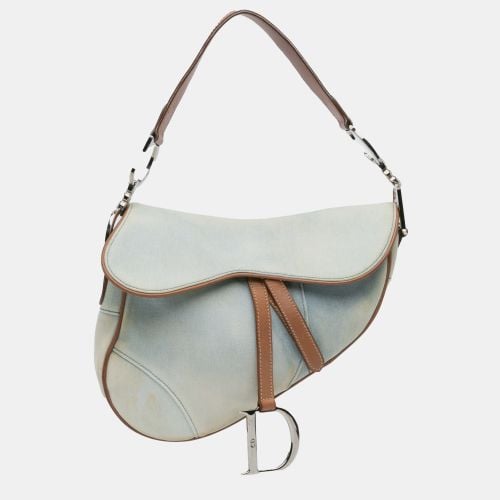 Dior Blue Denim Saddle bag - Dior - Modalova