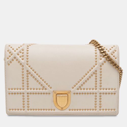 Studded Lambskin ama Wallet on Chain - Dior - Modalova
