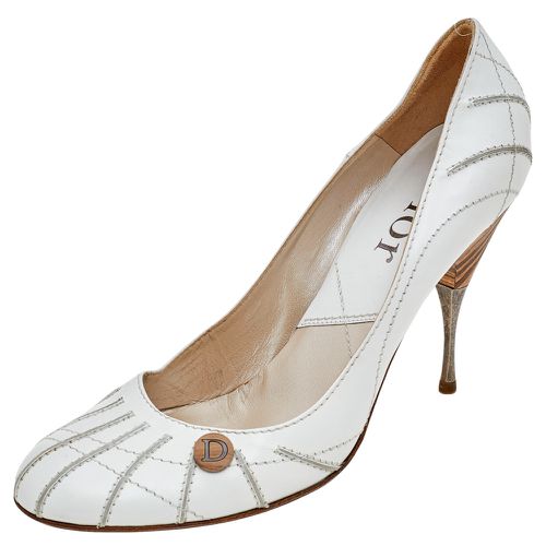 Leather Round Toe Pumps Size 40.5 - Dior - Modalova