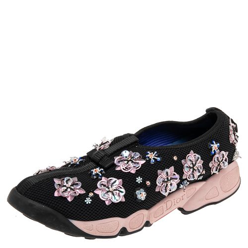 Pink Mesh Fusion Embellished Low-Top Sneakers Size 37 - Dior - Modalova