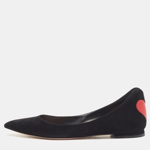 Suede Pointed Toe Ballet Flats Size 40 - Dior - Modalova