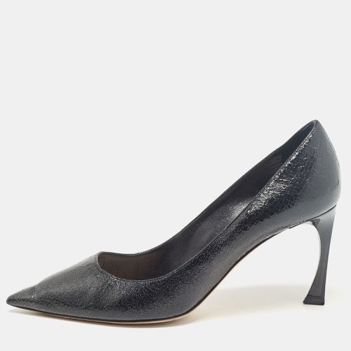 Textured Leather Pointed Toe Pumps Size 39.5 - Dior - Modalova