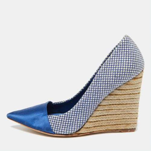 Woven Canvas Dolce Vita Espadrille Wedge Pumps Size 36.5 - Dior - Modalova