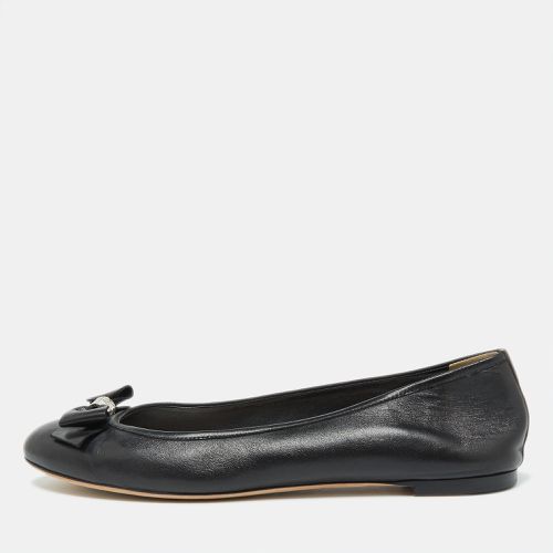 Leather Bow Ballet Flats Size 40 - Dior - Modalova