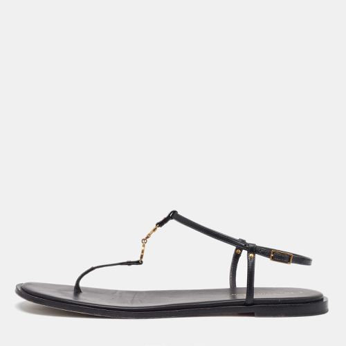 Leather D'cest Thong Flat Sandals Size 40 - Dior - Modalova