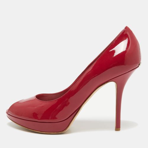 Patent Leather Miss Peep Toe Pumps Size 41 - Dior - Modalova