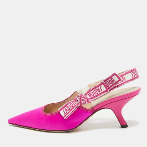 Satin J'A Slingback Pumps Size 37.5 - Dior - Modalova