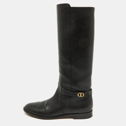 Leather Riding Knee Length Boots Size 40.5 - Dior - Modalova