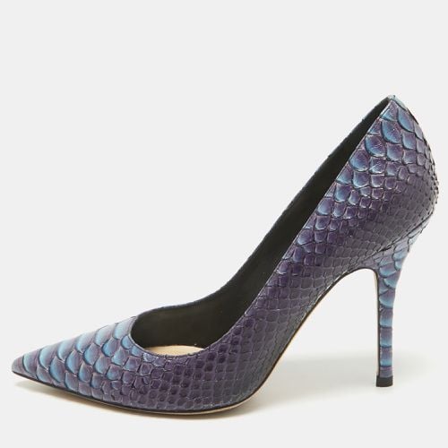 Two Tone Python Leather Cherie Pumps Size 37 - Dior - Modalova