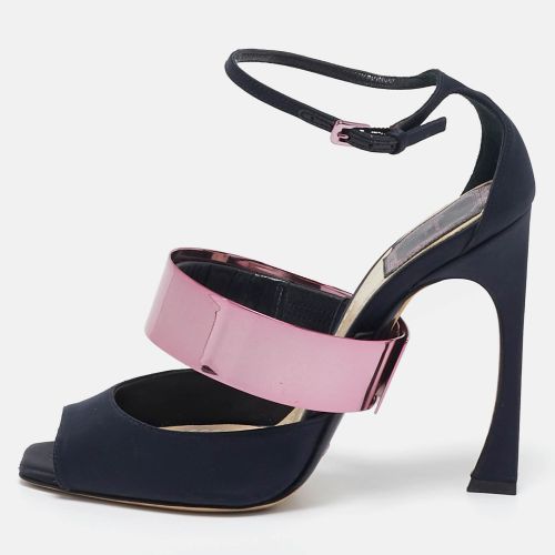 Satin Ankle Strap Sandals Size 37 - Dior - Modalova