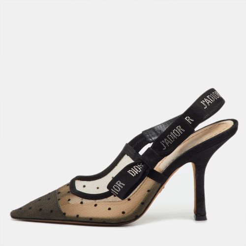 Mesh and Suede J'A Slingback Pumps Size 38 - Dior - Modalova
