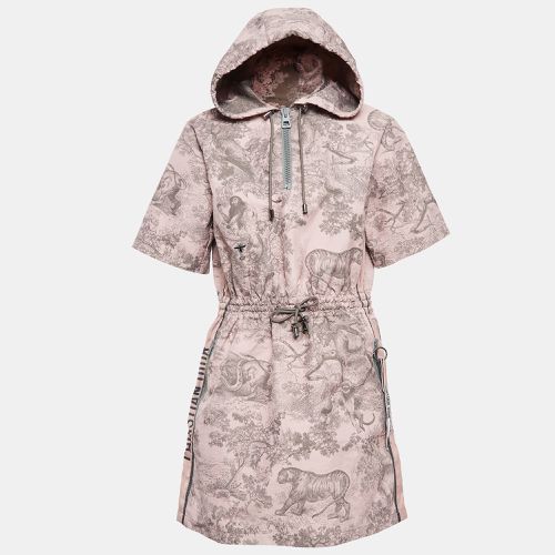 Christian Printed Synthetic iviera Hooded Short Dress M - Dior - Modalova