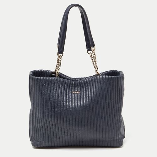 Quilted Leather Chain Tote - Dkny - Modalova