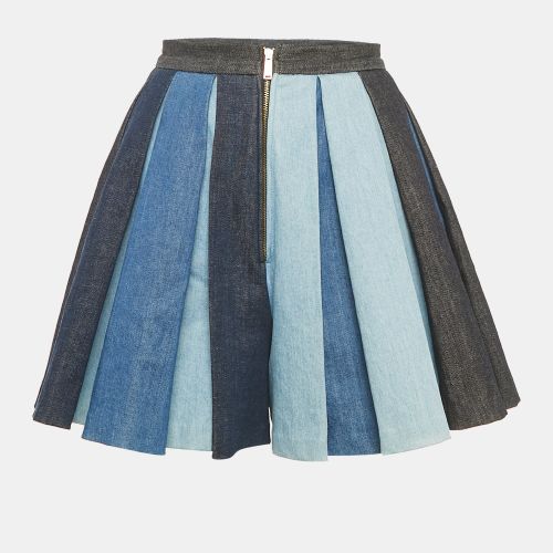 Denim Pleated Shorts XS - Dsquared2 - Modalova