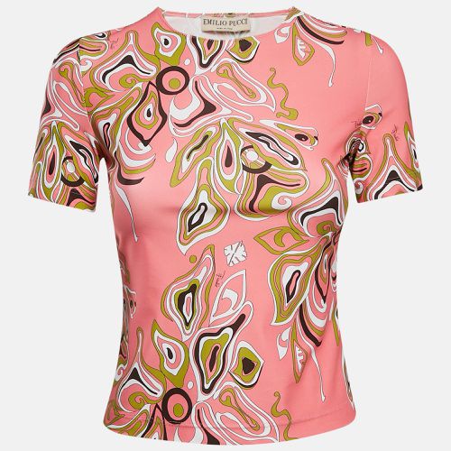 Fluilio Print Jersey T-Shirt S - Emilio Pucci - Modalova