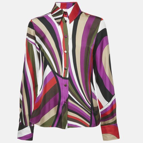 Iride Print Silk Long Sleeve M - Emilio Pucci - Modalova