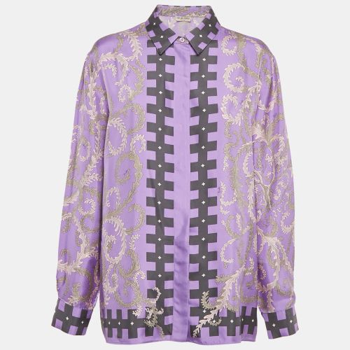 Printed Silk Long Sleeve Shirt L - Emilio Pucci - Modalova