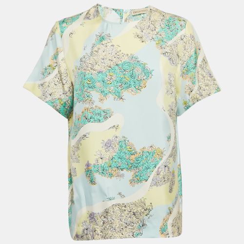 Floral Print Silk Top S - Emilio Pucci - Modalova