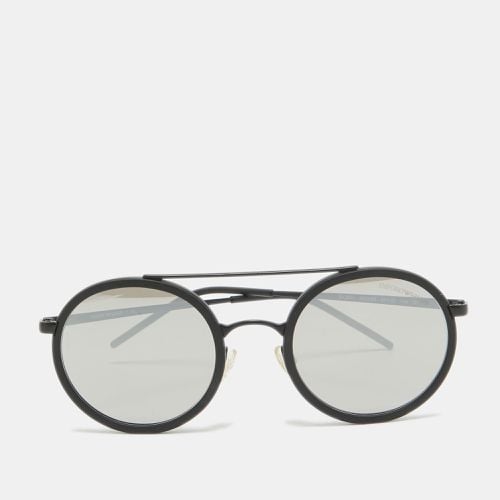 Mirrored EA 2041 Round Sunglasses - Emporio Armani - Modalova