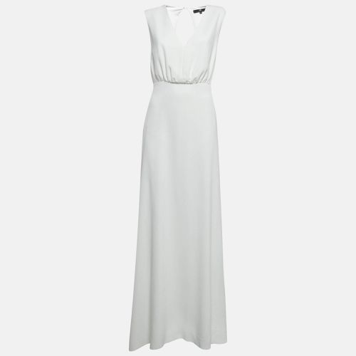 Crepe Back Open Maxi Dress M - Elisabetta Franchi - Modalova