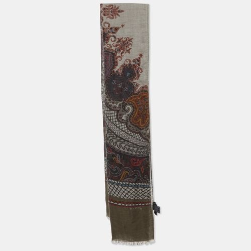 Paisley Print Modal & Cashmere Stole - Etro - Modalova