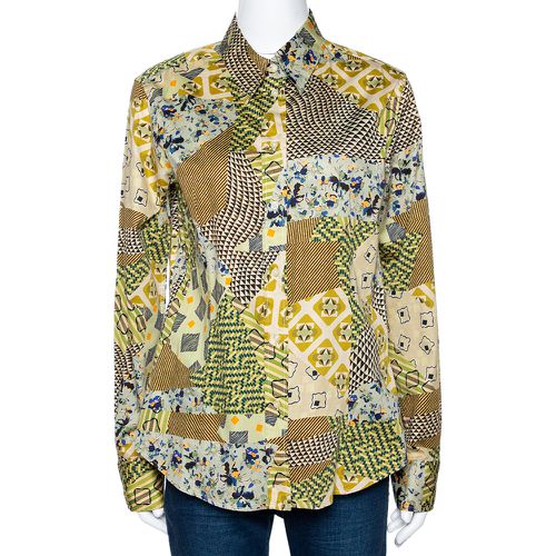 Stretch Cotton Multi Print Button Front Shirt L - Etro - Modalova