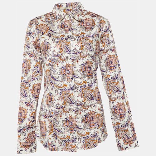 Paisley Printed Cotton Button Front Shirt M - Etro - Modalova